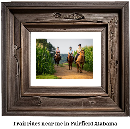 trail rides near me in Fairfield, Alabama